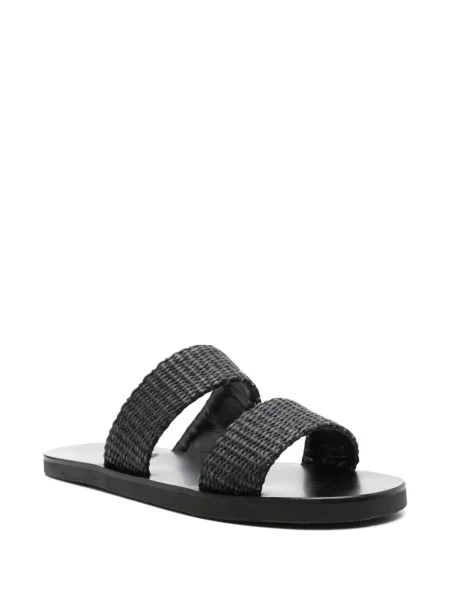 Šiaudas šlepetės Ancient Greek Sandals juoda
