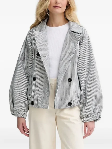 Kurtka Sessun w paski niebieska