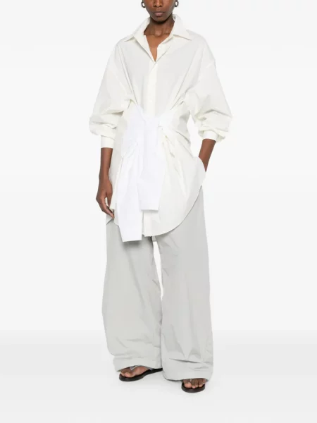 Juosmuo kelnės Mm6 Maison Margiela pilka