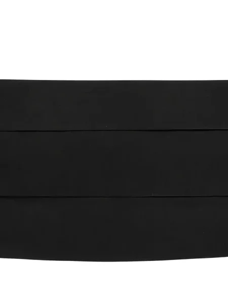 Cravată Canali plisată negru