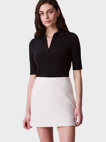 Поло Calvin Klein из джерси черное