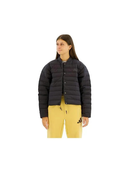 Páperová bunda Adidas čierna