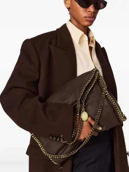 Geantă shopper Stella Mccartney maro
