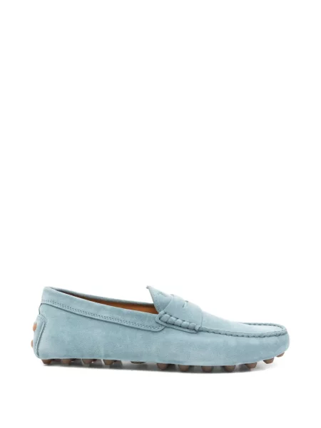 Pantofi loafer Tod's cu bretele albastru