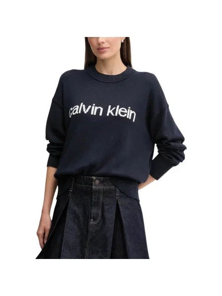 Calvin Klein Jeans sveter modrá