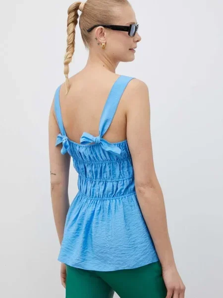 Блуза синьо