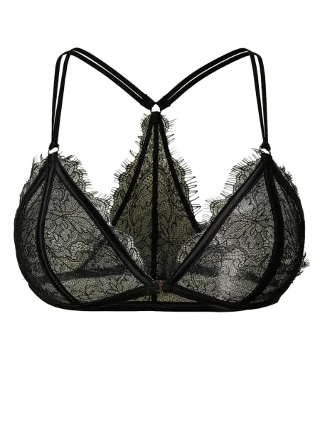 Sutien Twinset din satin negru