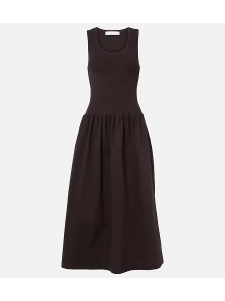 Jersey midi obleka Proenza Schouler bela