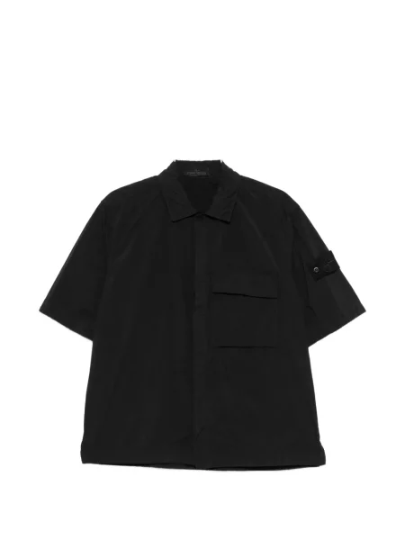 Scurt cămașă Stone Island cu strasuri negru