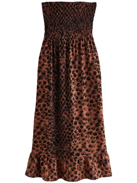 Next Rochie de vară / deschis / închis maro