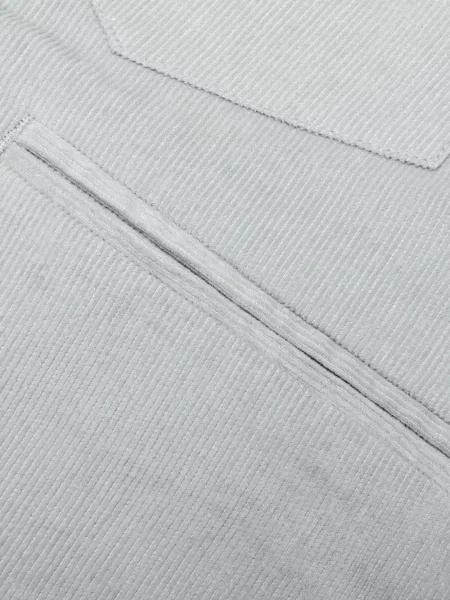 Pantaloni Advisory Board Crystals de catifea cord de cristal gri