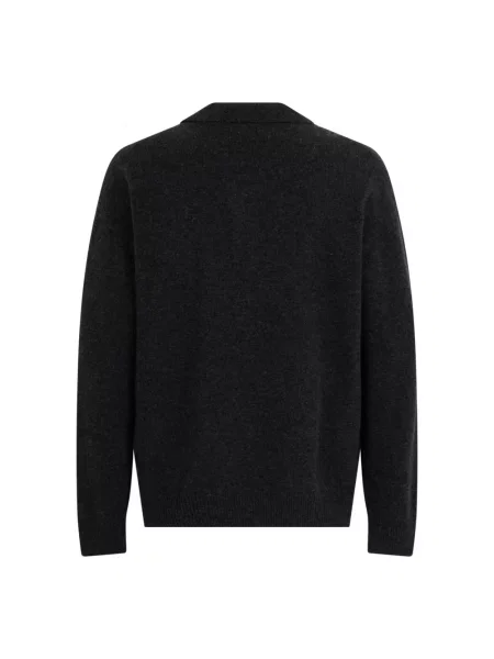 Sweter Roberto Collina wełniany szary