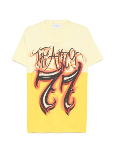 Tricou The Attico cu imagine galben