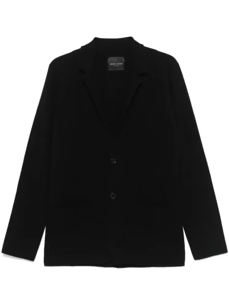Sacou Roberto Collina tricotate negru