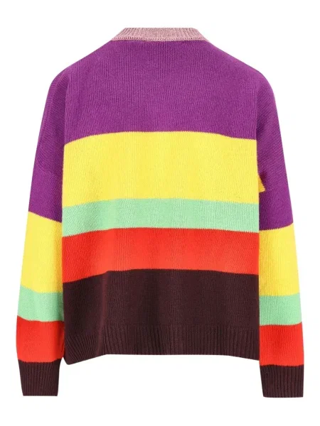 Pulover Giada Benincasa cu dungi violet