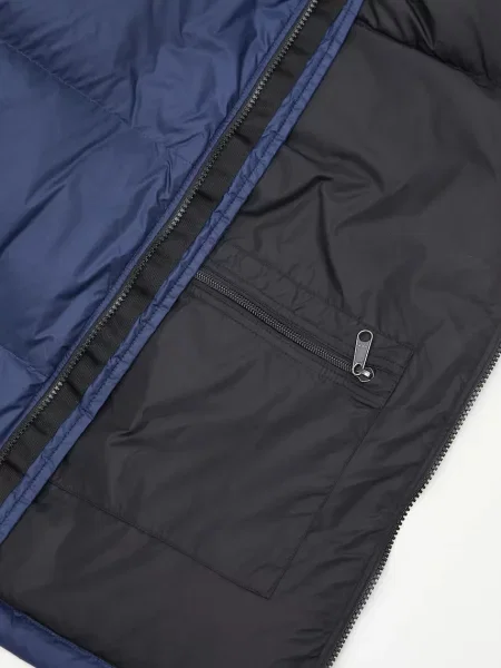 Пуховик The North Face ретро синий