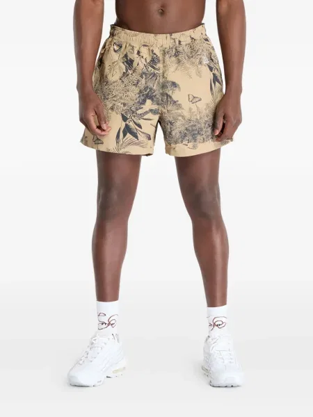Pantaloni Nike cu model floral cu imagine negru