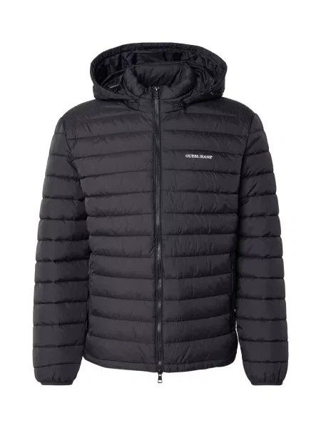GUESS JEANS Geacă de primăvară-toamnă negru
