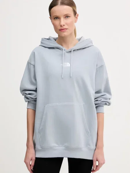 The North Face hanorac cu glugă pentru femei Essential albastru