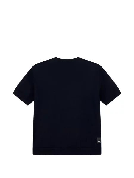 Μάλλινη μικρός μπλούζα Emporio Armani μπλε