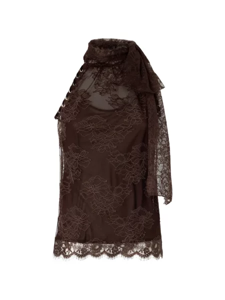 Top Pinko cu spatele deschis maro