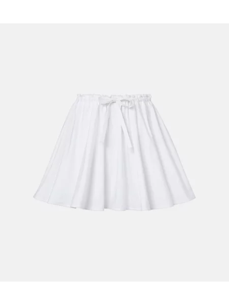 Fustă Givenchy din poplin alb