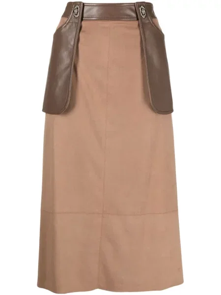 Fustă Low Classic clasică maro