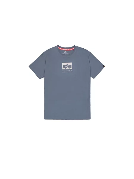 ALPHA INDUSTRIES Tricou albastru porumbel / argintiu gri