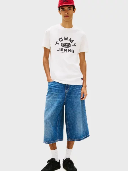 Спортзал футболка Tommy Jeans біла