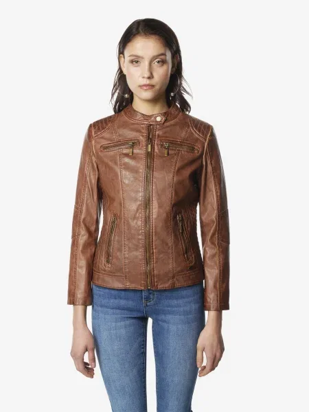 KOROSHI Geacă de primăvară-toamnă maro