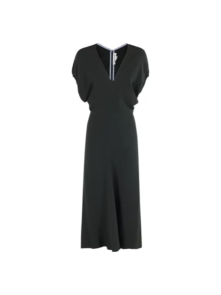 Sukienka midi Victoria Beckham do kolan czarna