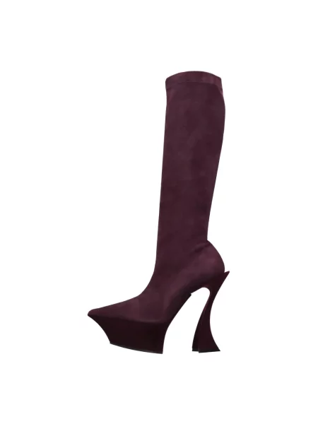 Botki Mugler czerwone