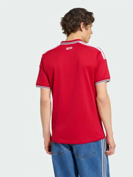 Поло Adidas красное