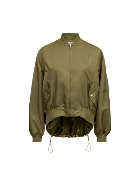 Maison Margiela kurtka bomber przejściowa zielony