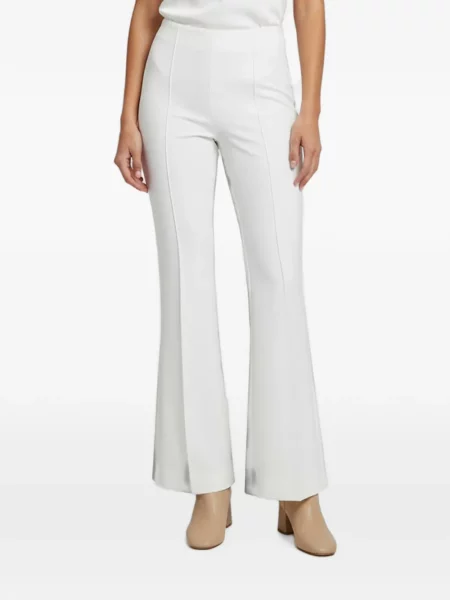 Pantaloni Elisabetta Franchi evazate alb