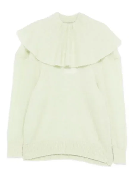 Pulover Viktor & Rolf cu volane verde