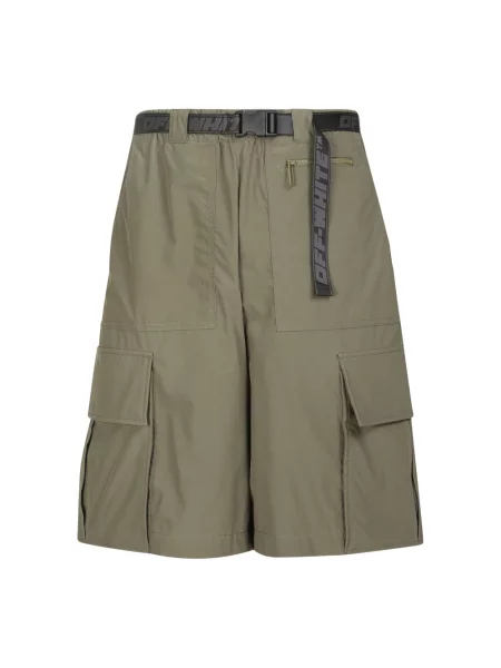 Szorty cargo Off-white białe
