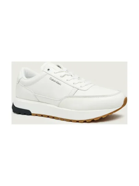 Calvin Klein Teniși din piele CITY RUNNER alb