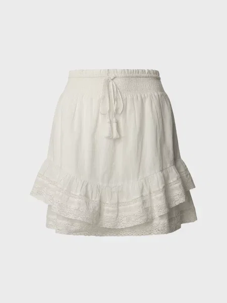 Джинсовая юбка Pepe Jeans белая