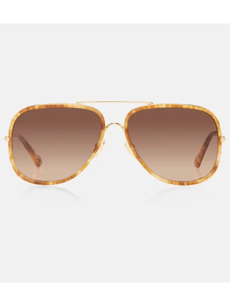 Ochelari de soare Chloé maro