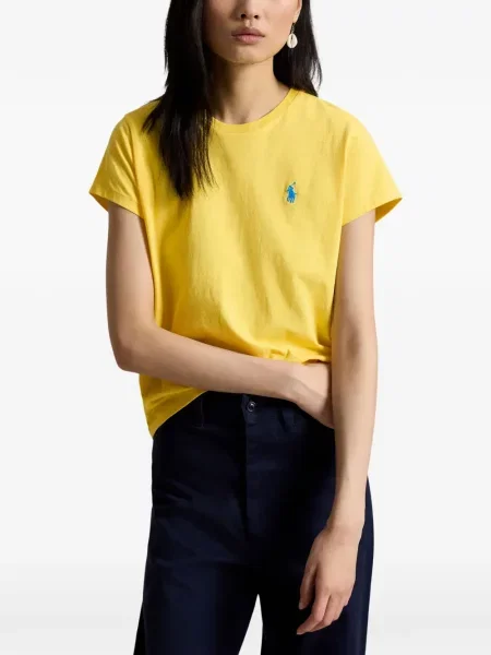 Matlasat sneakerși Polo Ralph Lauren cu autograf de catifea cord albastru