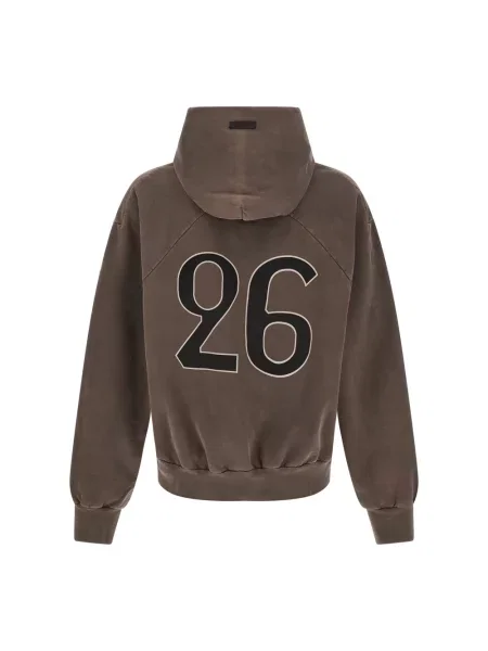 Bluza z kapturem Fear Of God klasyczna brązowa