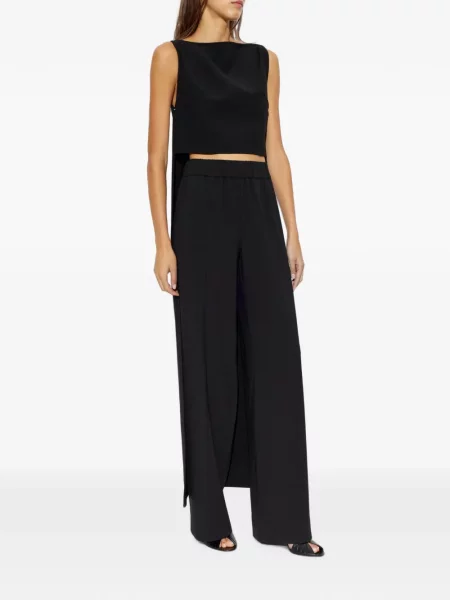 Top Jil Sander asimetric negru