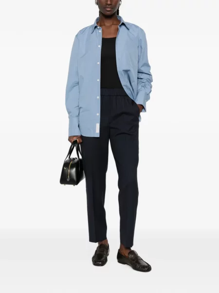 Pantaloni Peserico albastru