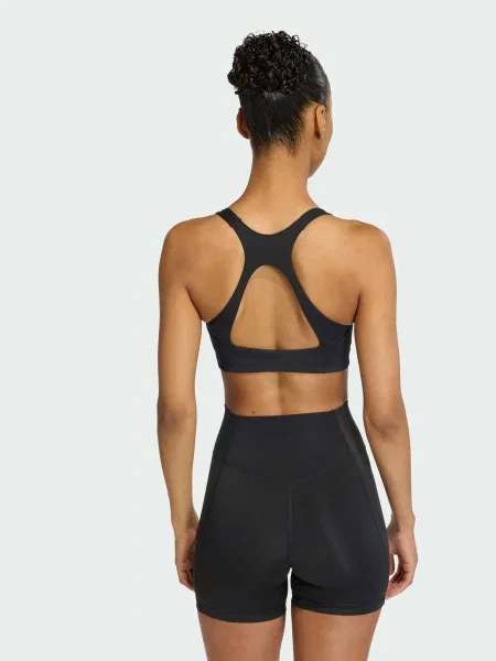 Спортивный топ Adidas черный