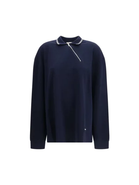 Polo Miu Miu z długim rękawem niebieskie