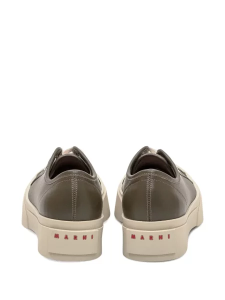 Sneakerși Marni din piele cu platformă