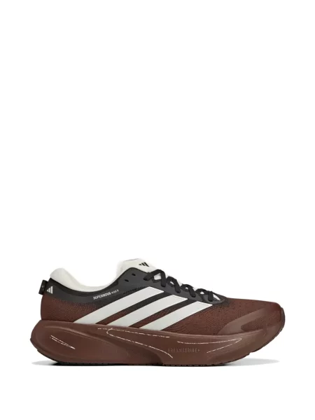 Haftowane szorty Adidas sznurowane koronkowe różowe