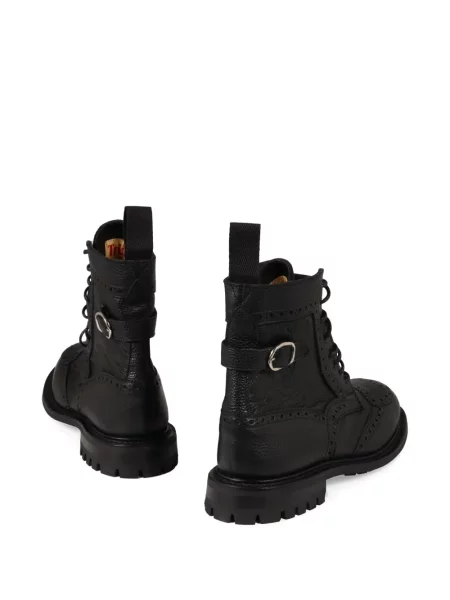 Botine Tricker's cu cataramă negru