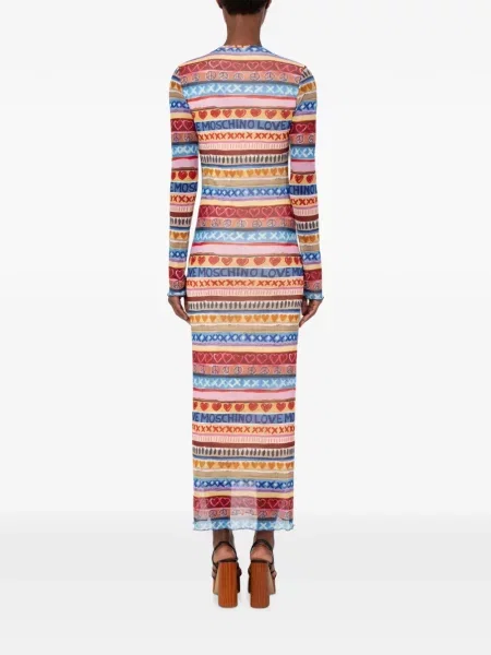 Rochie Love Moschino plasă roșu